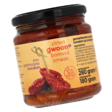 g'woon zongedroogde tomaten